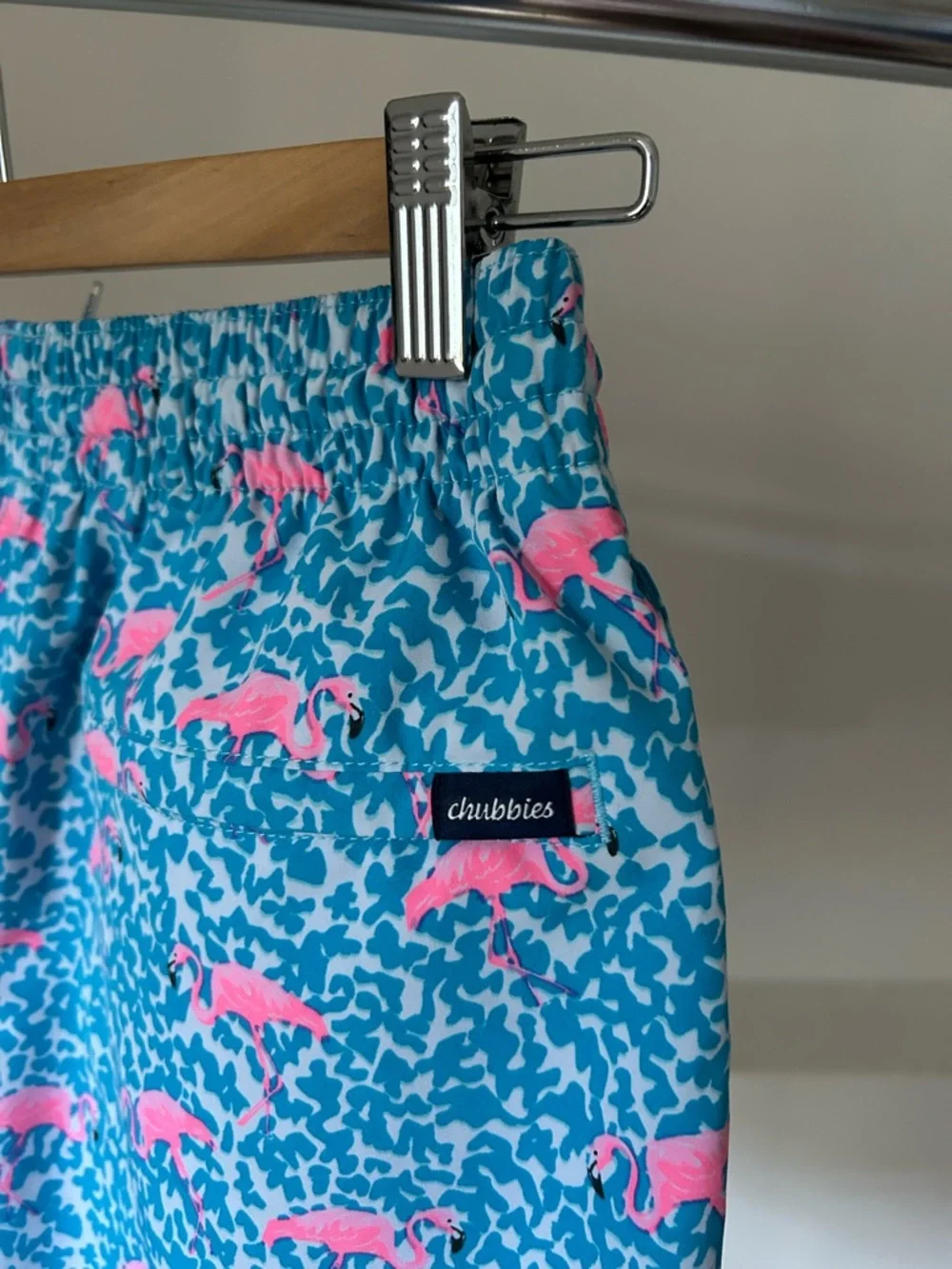 Chubbies Swim Trunks Flamingo Small